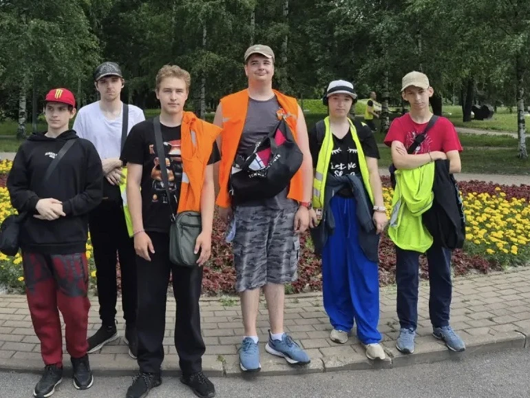 🌿Учащиеся нашей школы принимают активное участие в летнем трудовом проекте «П.Р.О.Б.А.» и делятся с