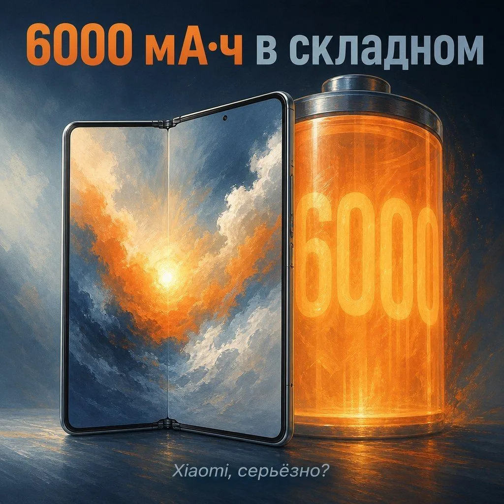Xiaomi 18 Fold получит батарею на 6000 мА·ч