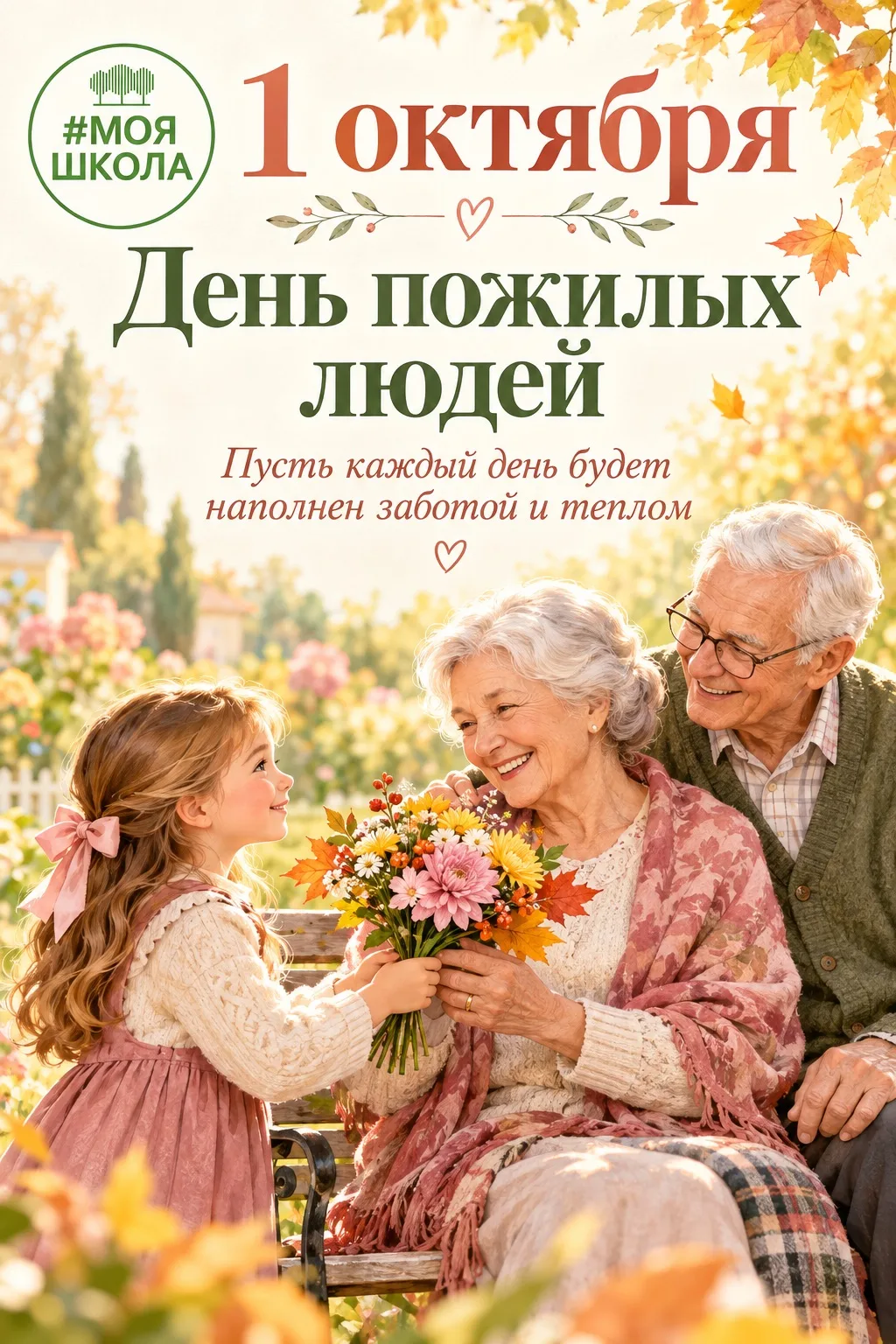💐 1 октября — Международный день пожилых людей!