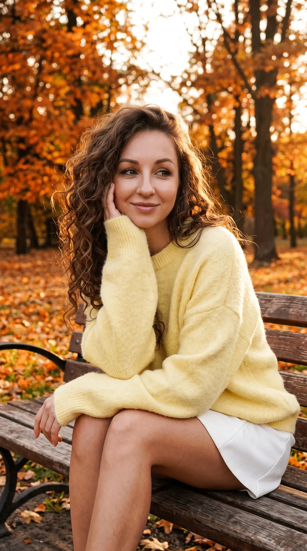 ☕ Тёплый свитер, золотые листья и немного магии ИИ 🍂