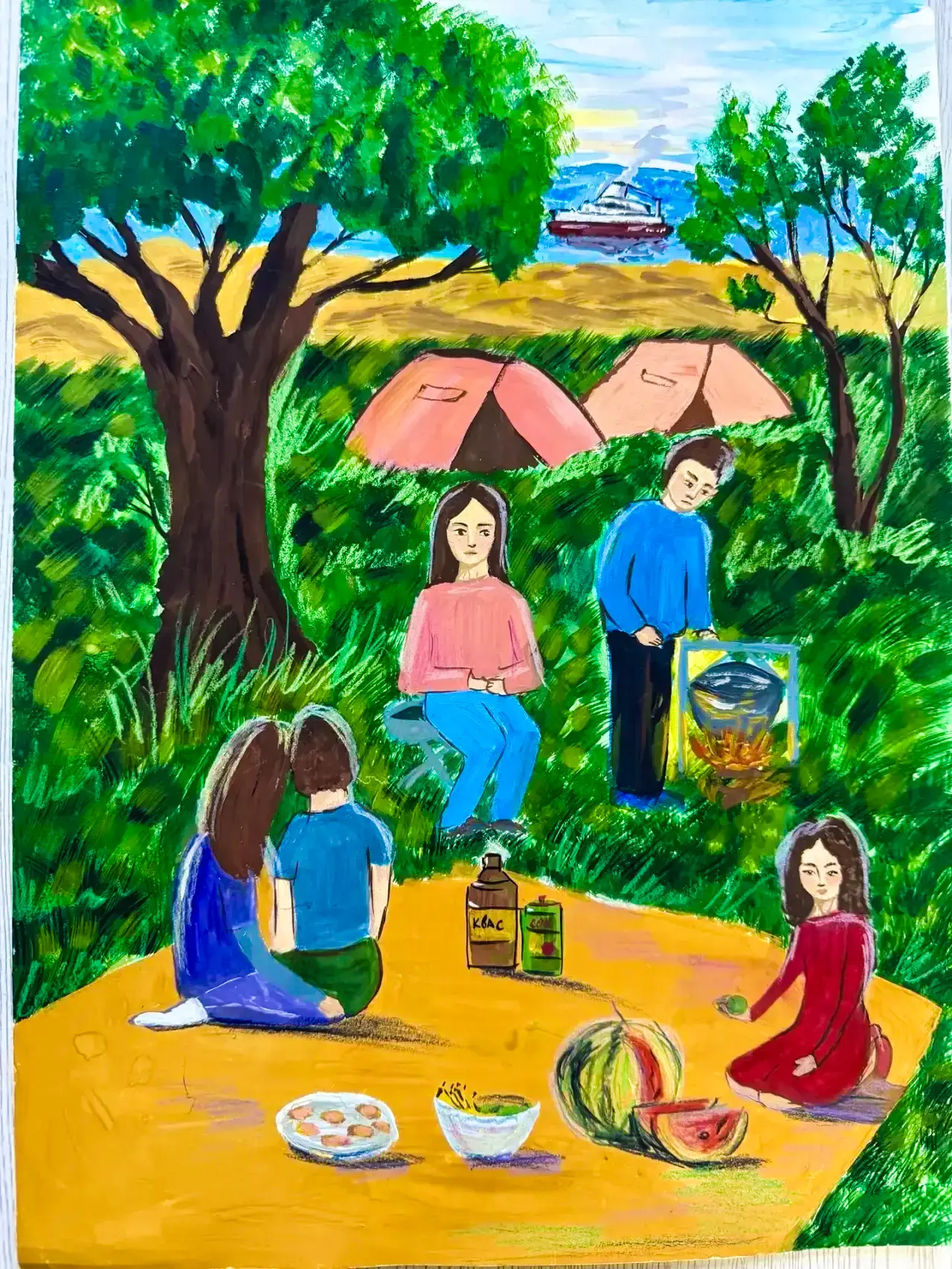 🎨 «Краски детства»: наши 
четвероклассники во
всероссийской акции

Учащиеся 4‑х классов 
Икрянинско
