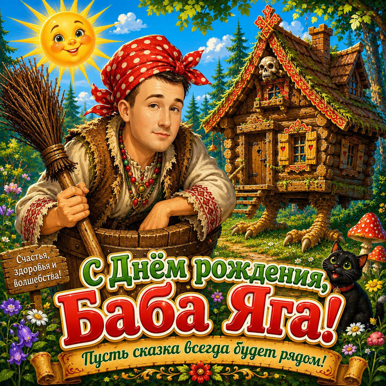 🧙‍♀️ С Днём рождения Бабы Яги, дорогие друзья!