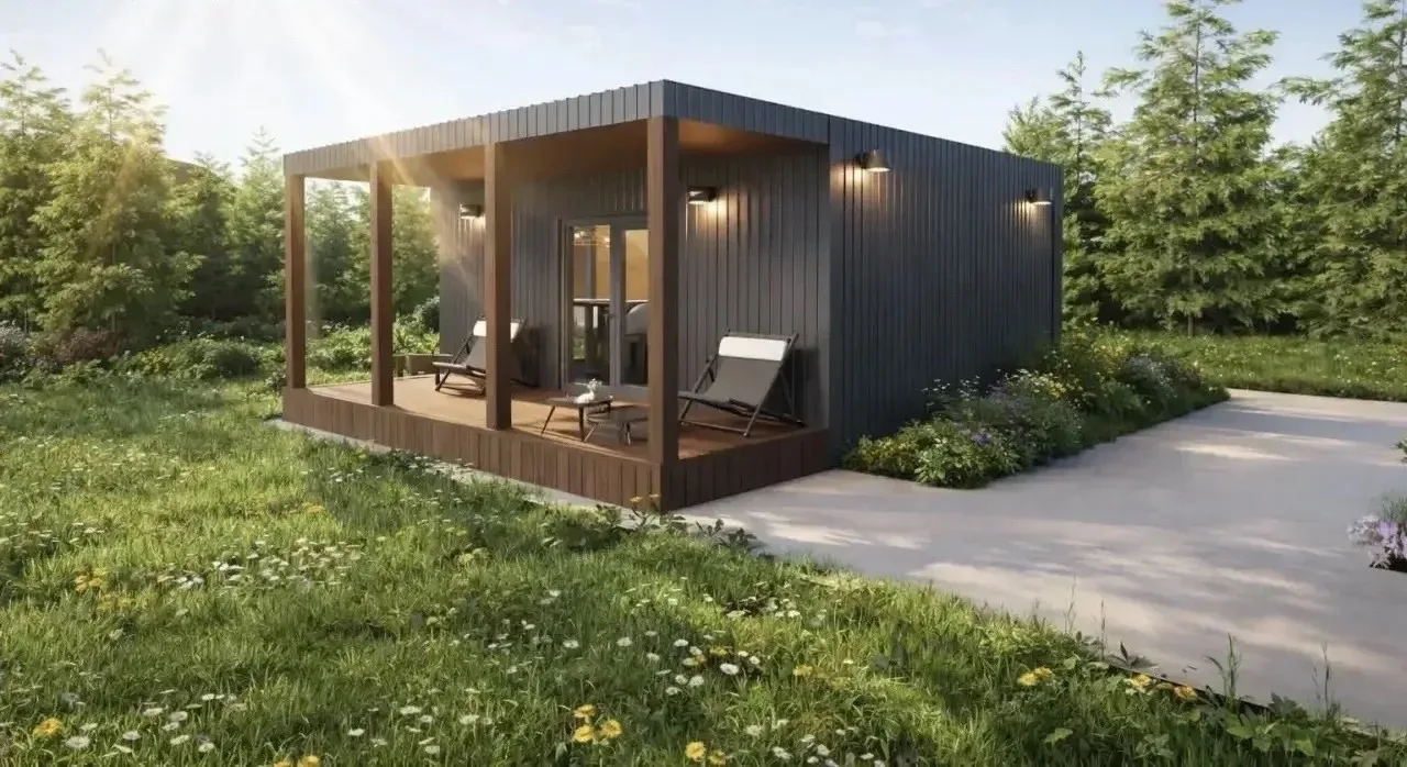 🏡Строительство дома из СИПпанелей с террасой