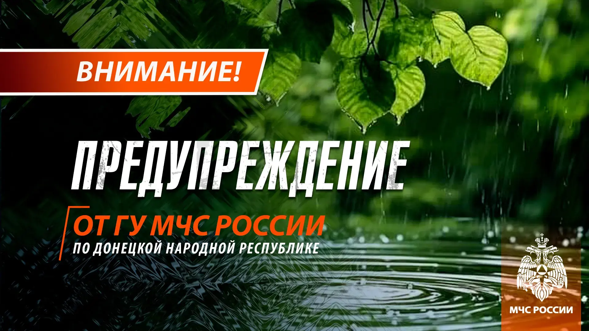 ‼️ Кратковременный дождь, гроза, порывы ветра до 18 м/с в ДНР и по акватории Азовского ...