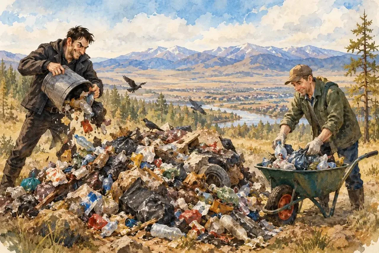🚮Несанкционированных свалок в Забайкалье становится всё больше. И дело тут не только в...