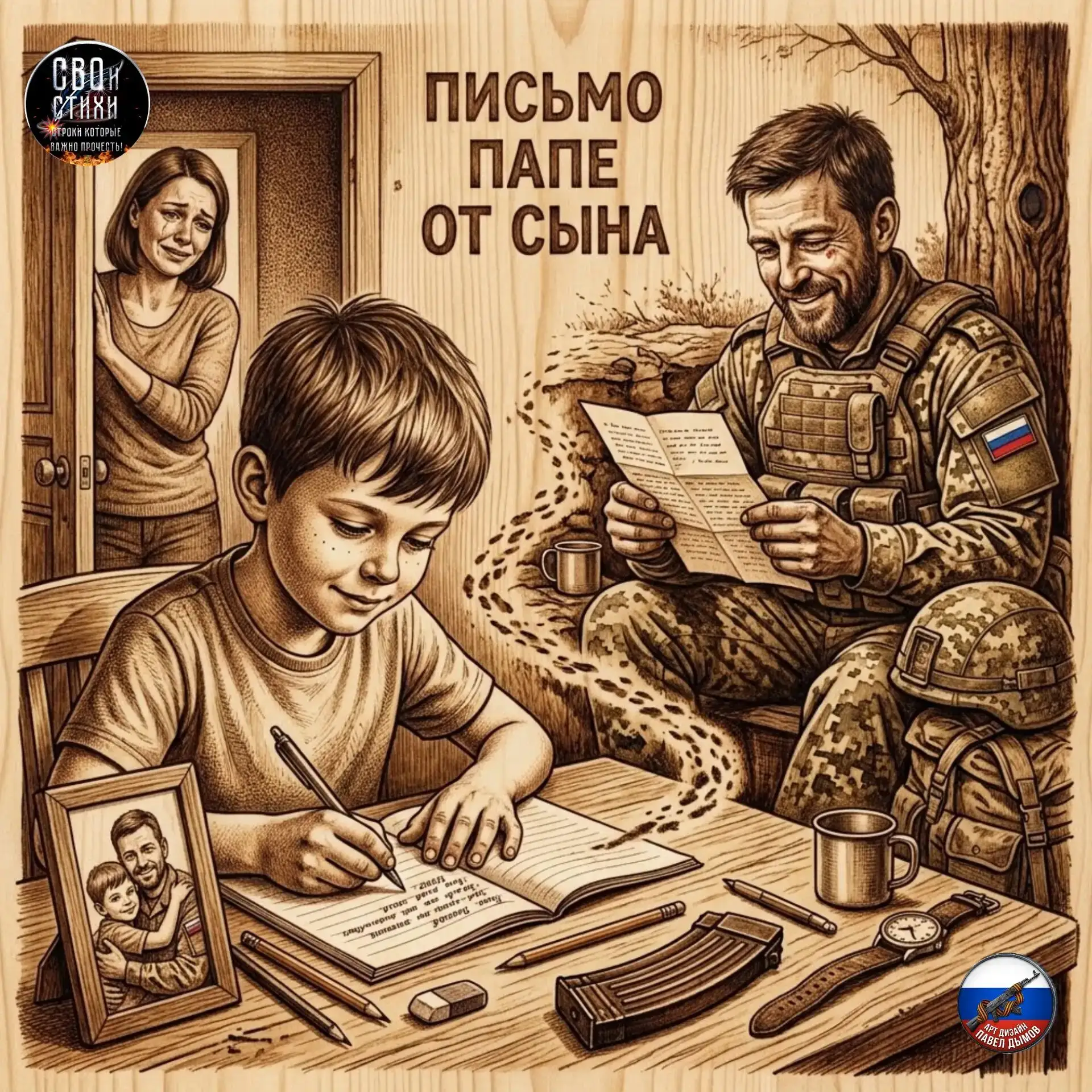 ПИСЬМО ПАПЕ ОТ СЫНА