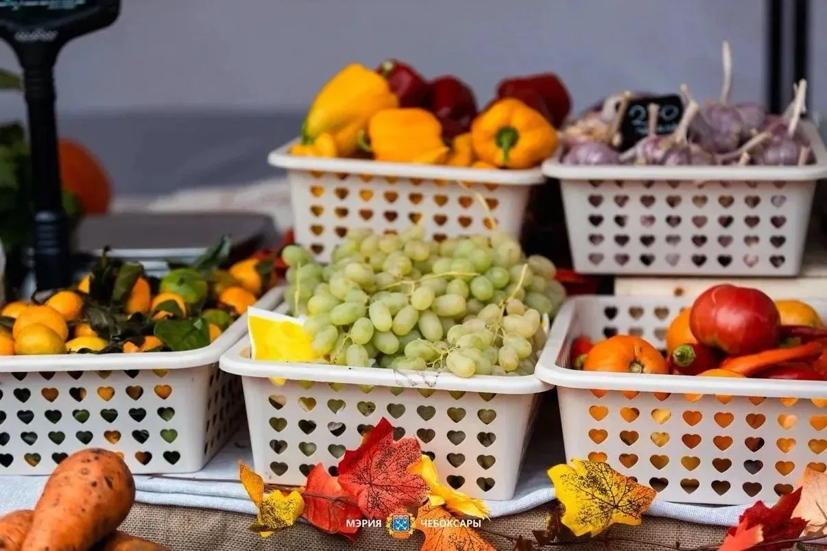 🍂🍎 В Чебоксарах стартовала традиционная сельскохозяйственная ярмарка "Дары осени"