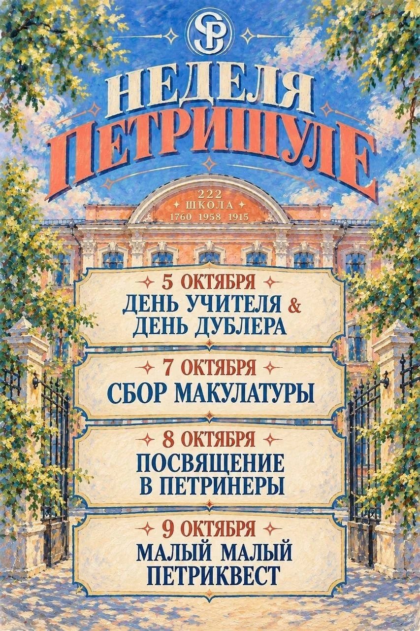 💥День Рождения школы плавно переходит в неделю Петришуле! 💥