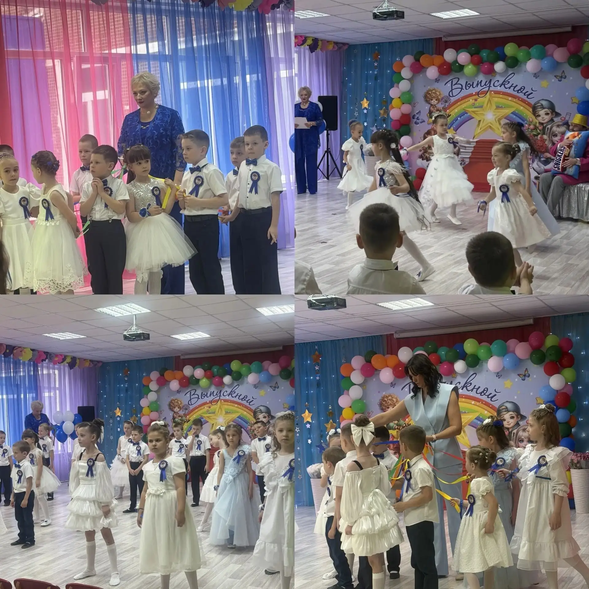 Начались выпускные в детском саду.💙