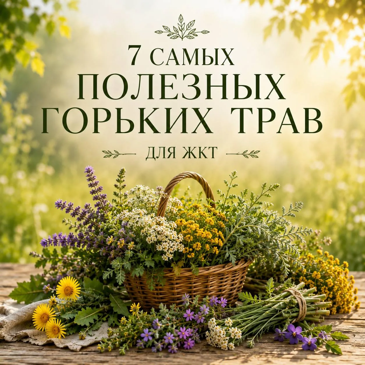 🌿 7 САМЫХ ПОЛЕЗНЫХ ГОРЬКИХ ТРАВ, КОТОРЫЕ МОЖНО СОБИРАТЬ ПРЯМО СЕЙЧАС! 🙏