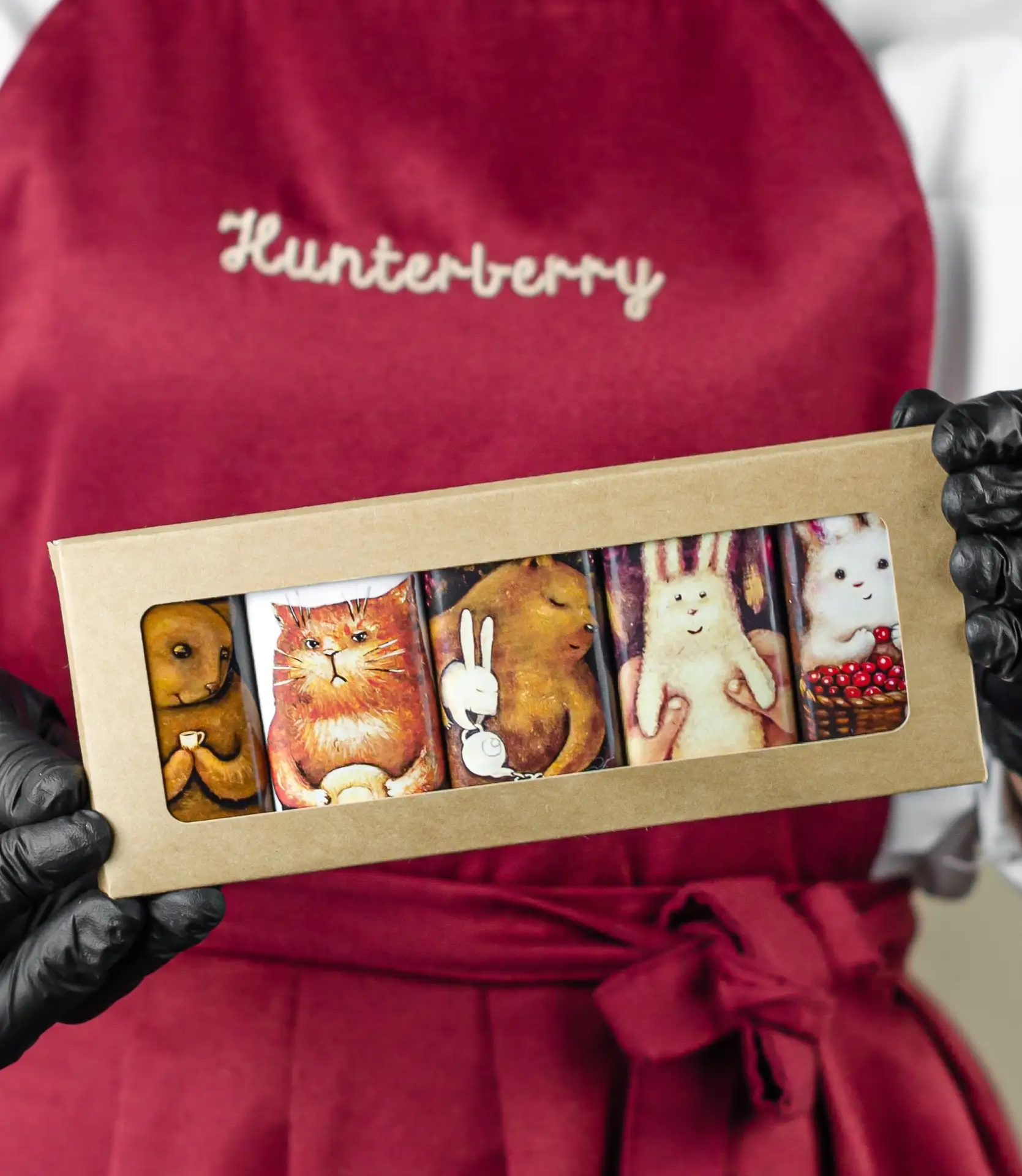 🎁 Набор шоколада HunterBerry со зверюшками Феиной