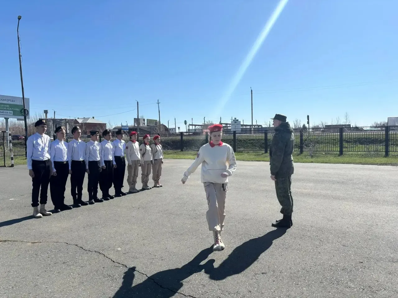 🚩 Первый день муниципального этапа «Зарницы» — в деле!