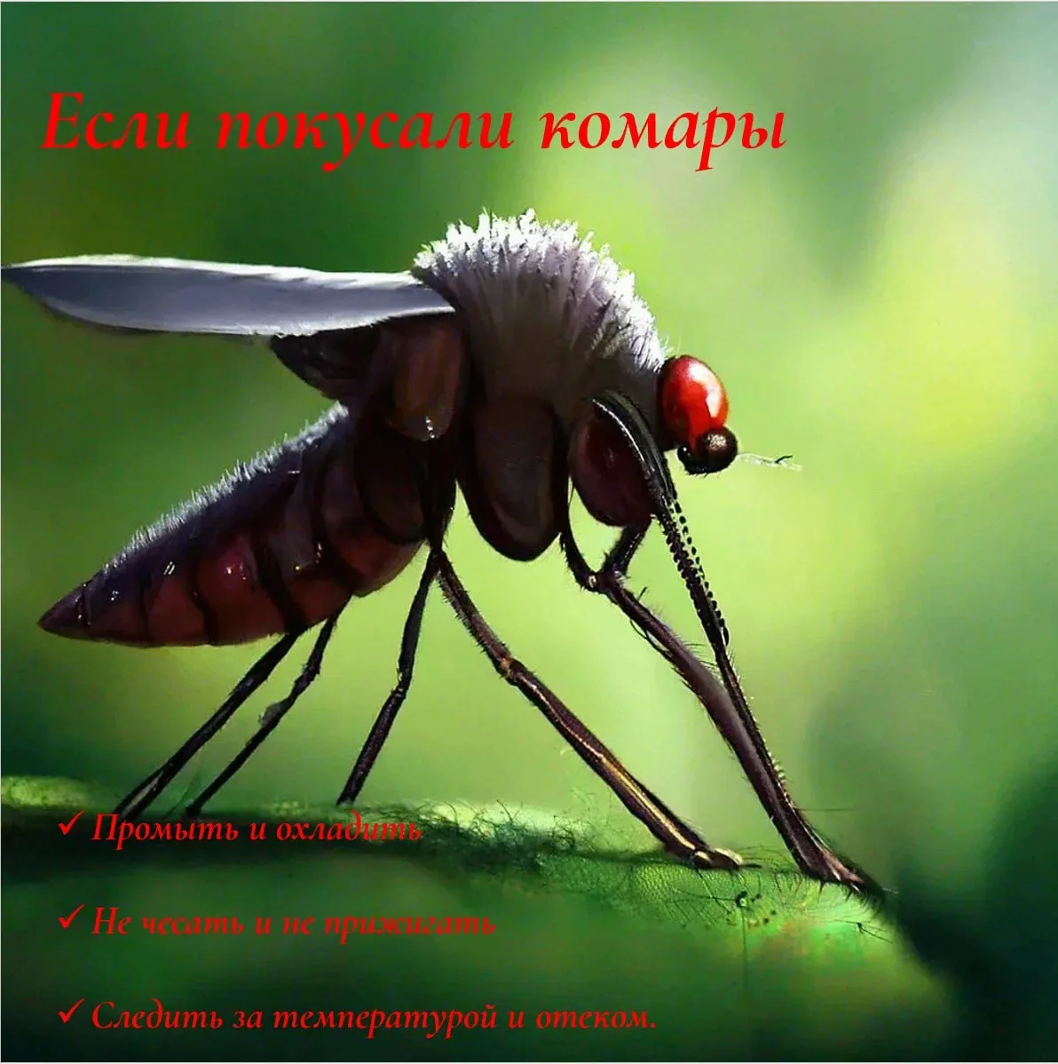 «Вдруг откуда-то летит маленький Комарик...» 🦟