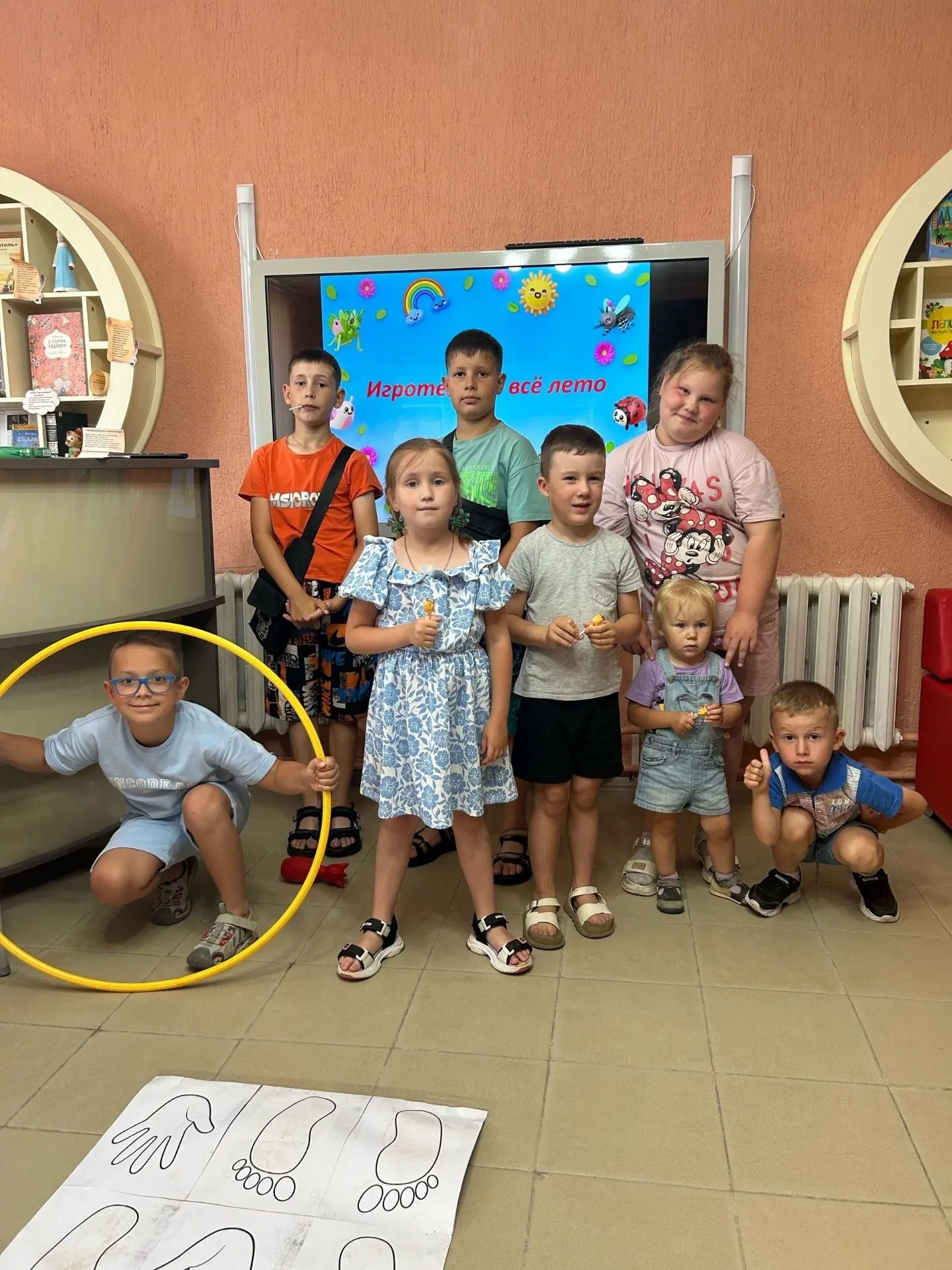 🎉 Наша любимая «Игротека на всё лето» снова собрала друзей. 
Ребята здорово повеселились, зарядилис