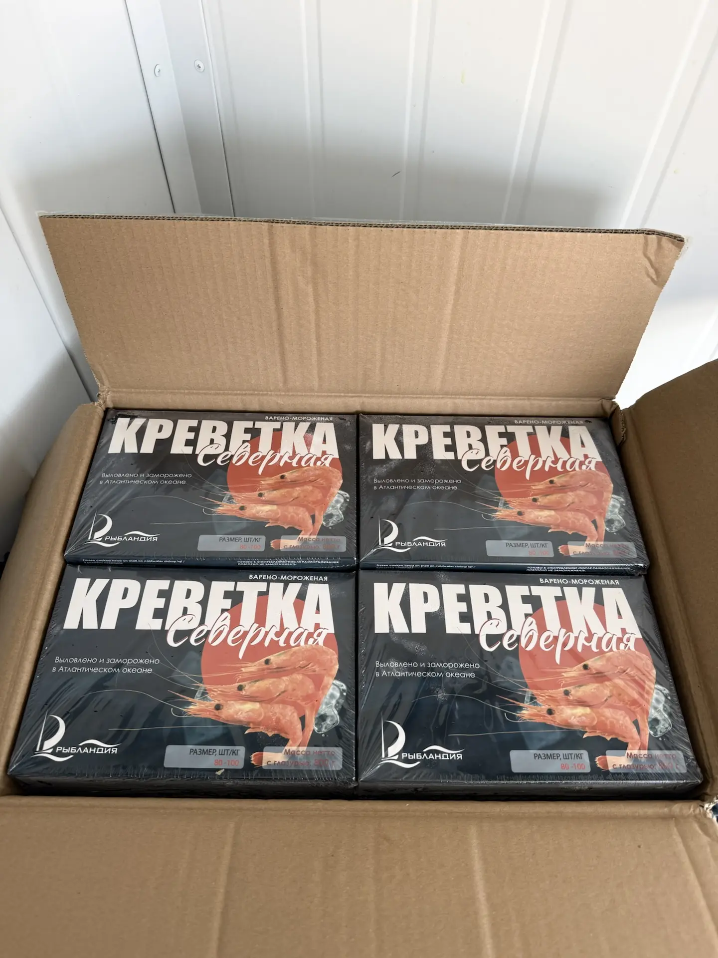 ✅ Креветка Северная 80/100 шт/кг