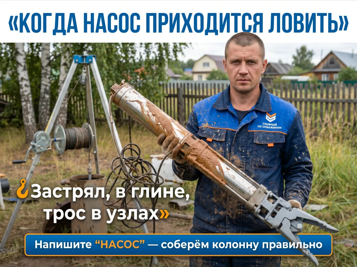 Довольно часто при работе с погружными насосами знакомый и «компетентный» сантехник оказывается не т