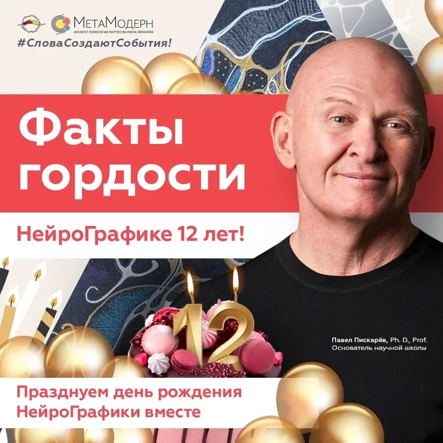 ❤️ Факты гордости. НейроГрафике — 12 лет!  Друзья, совсем скоро мы будем праздновать день рождения Н