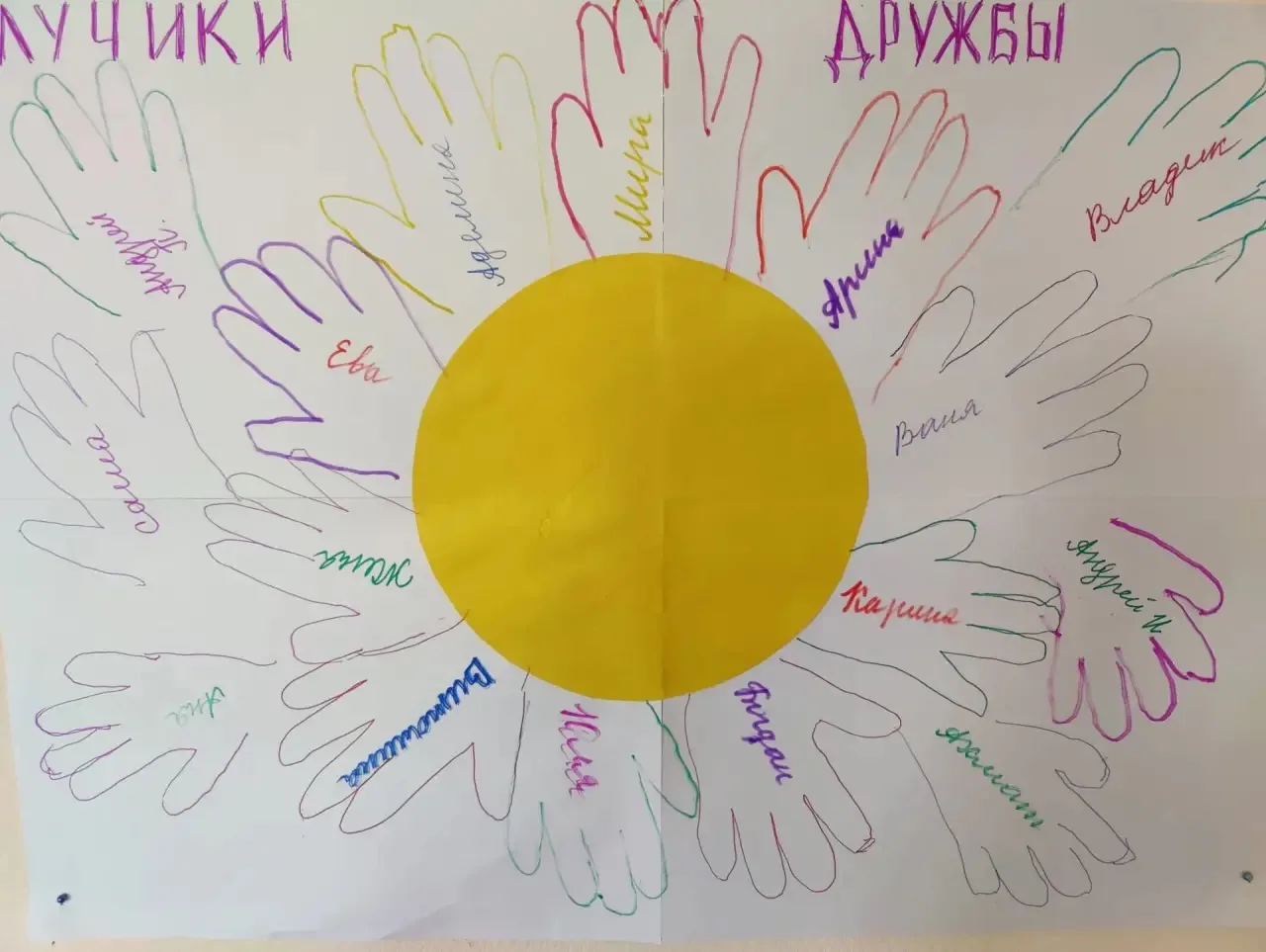 День дружбы прошел в дежурной группе Капельки. В этот день ребята знакомились с понятием "друг", "др