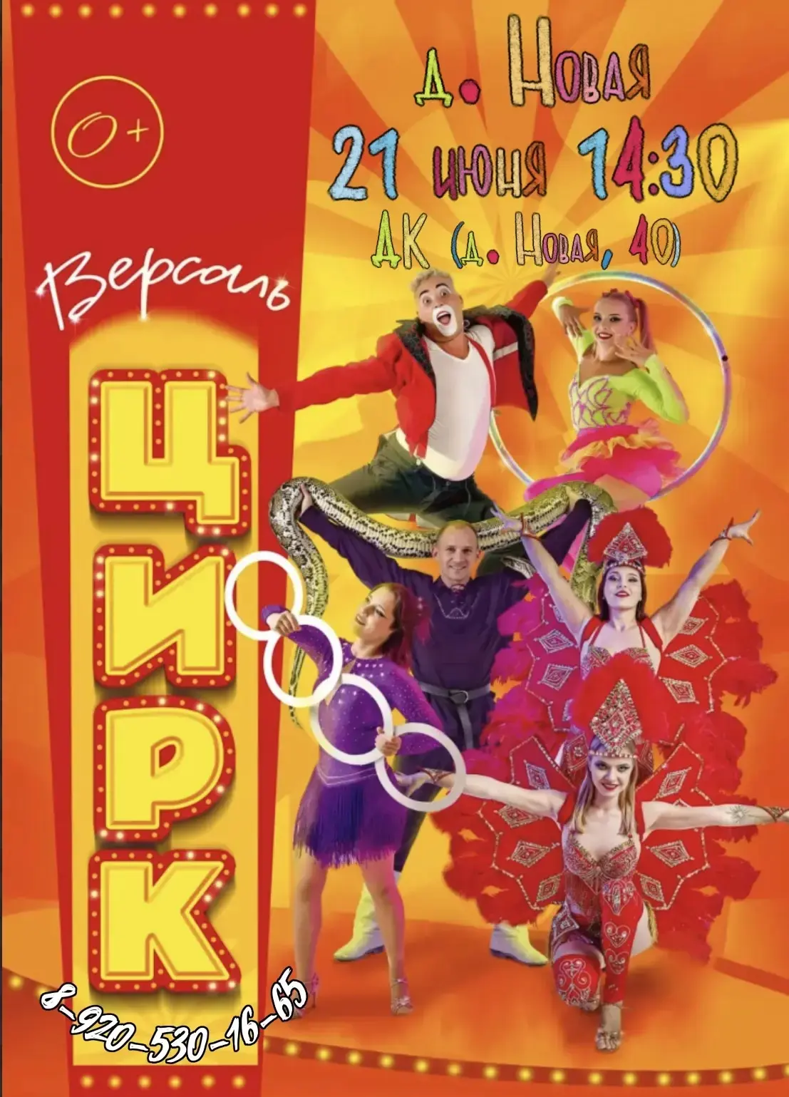 🎪🌟 Чудо приближается! Цирк ВЕРСАЛЬ В д. Новая! 🌟🎪