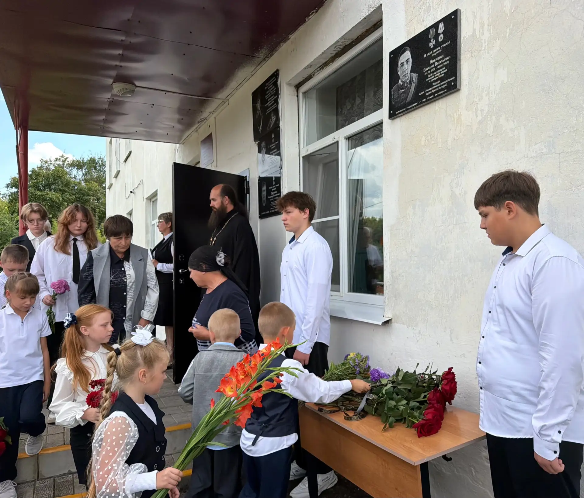 🕯 В Шпикуловском филиале «Жердевская СОШ №2» открыли мемориальную доску в честь Никиши...
