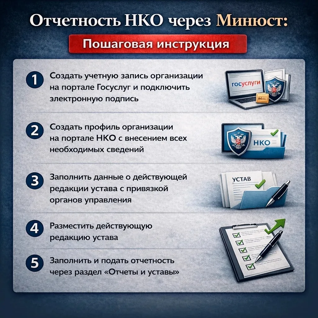 У некоммерческих организаций осталась неделя для подачи отчетности    Предоставить документы через л