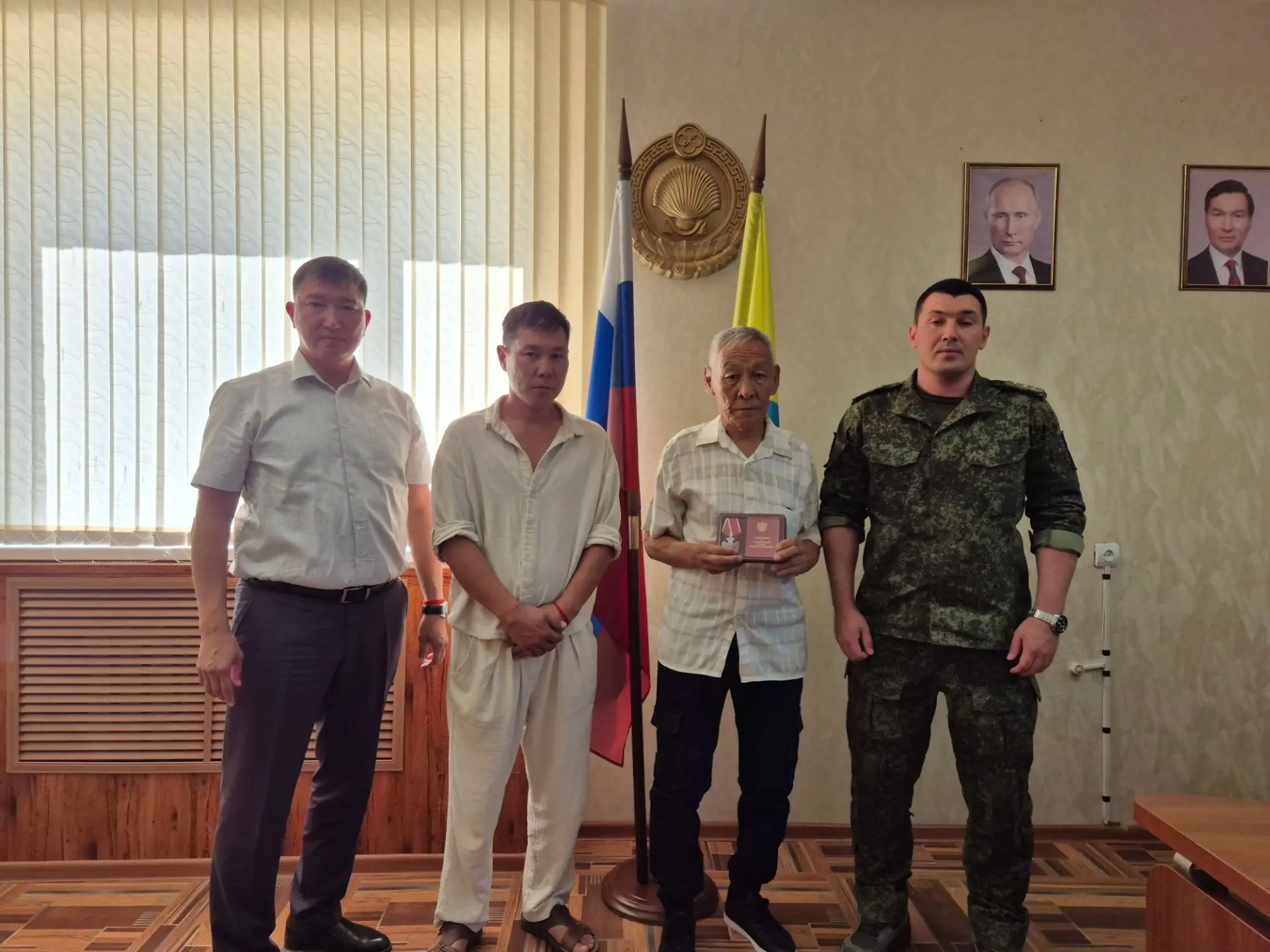 🎖 Герой Юстинского района награжден Орденом Мужества (посмертно)