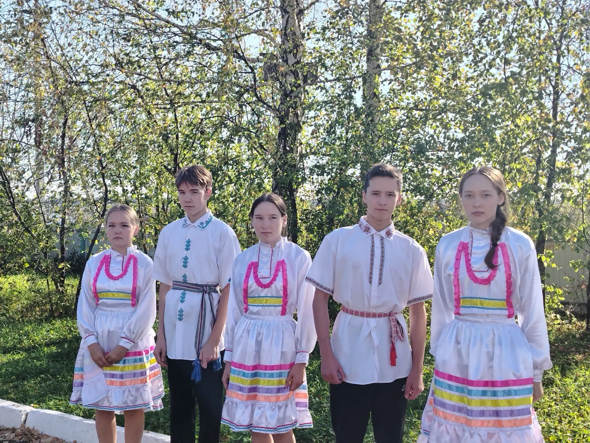 Сегодня в нашей школе прошёл День национального костюма.