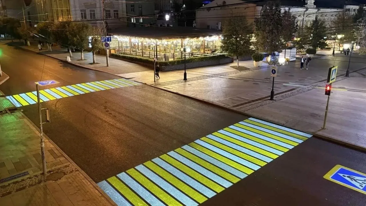 🚸 В Пензе предлагают внедрить проекционные пешеходные переходы