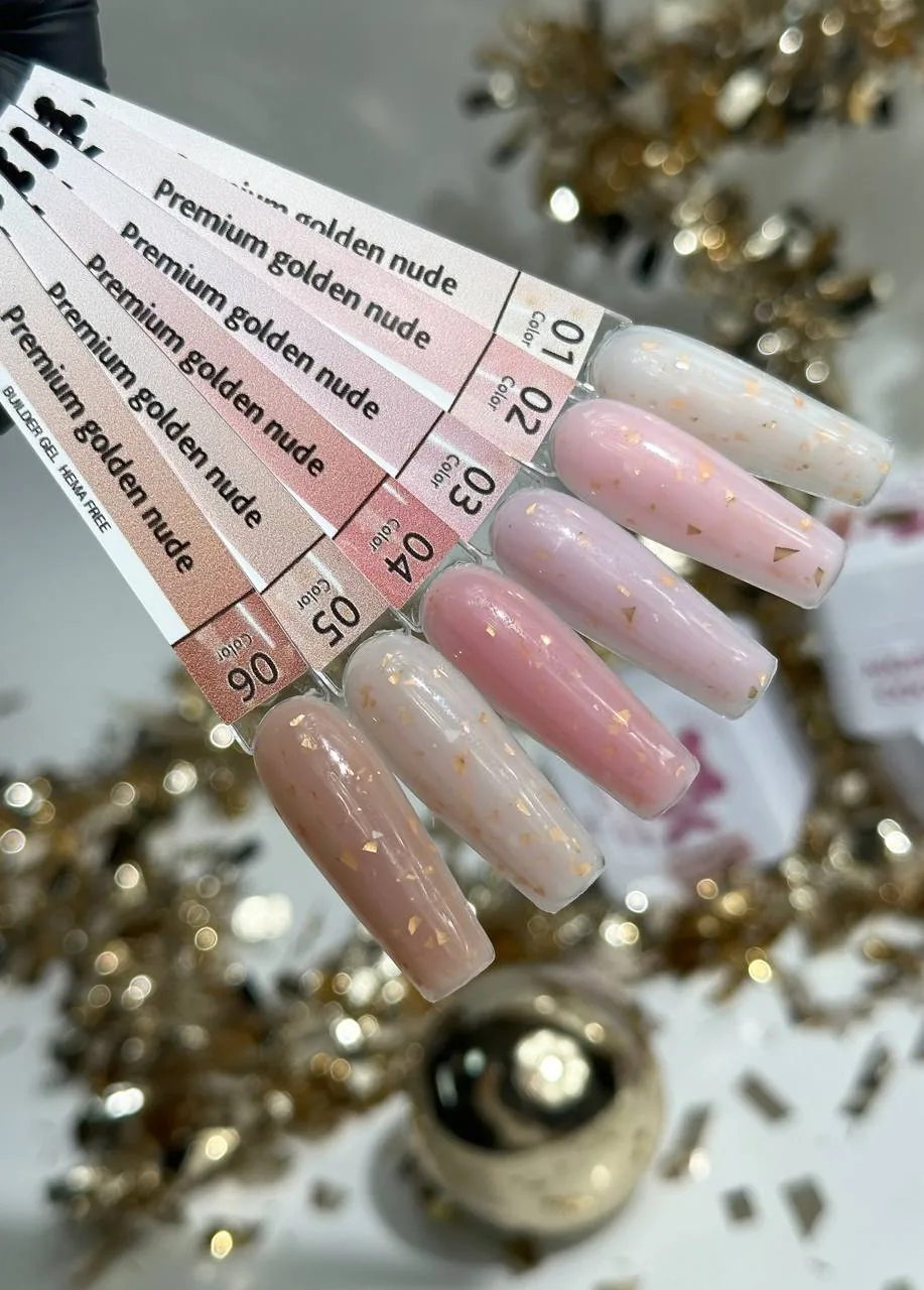 Представляем коллекцию Golden Nude Premium от M&K 🩷— пастельно-нюдовая палитра, озарен...