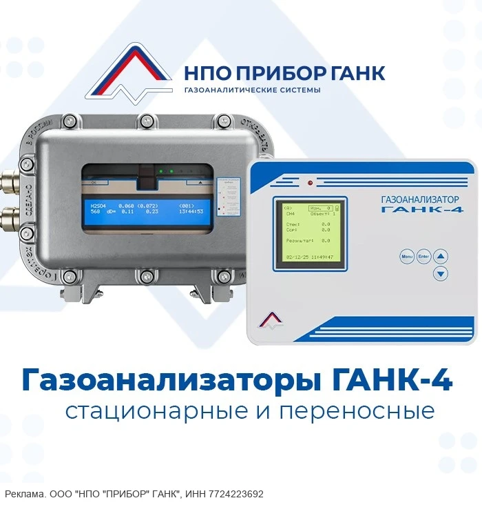 Газоанализаторы ГАНК: безопасность вашего объекта