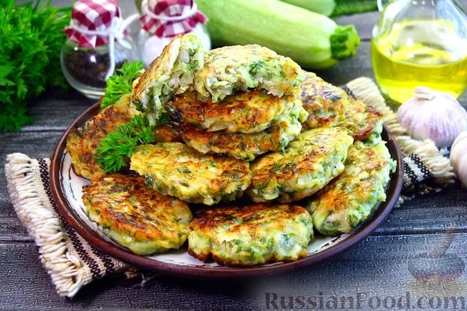 Кабачково-картофельные котлеты с курицей