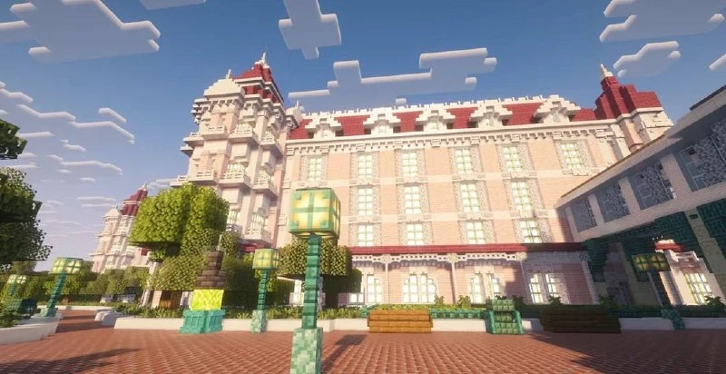 Кто-то взялся воссоздать Диснейленд в масштабе 1:1 в Minecraft 😱 Это уже звучит как ог...