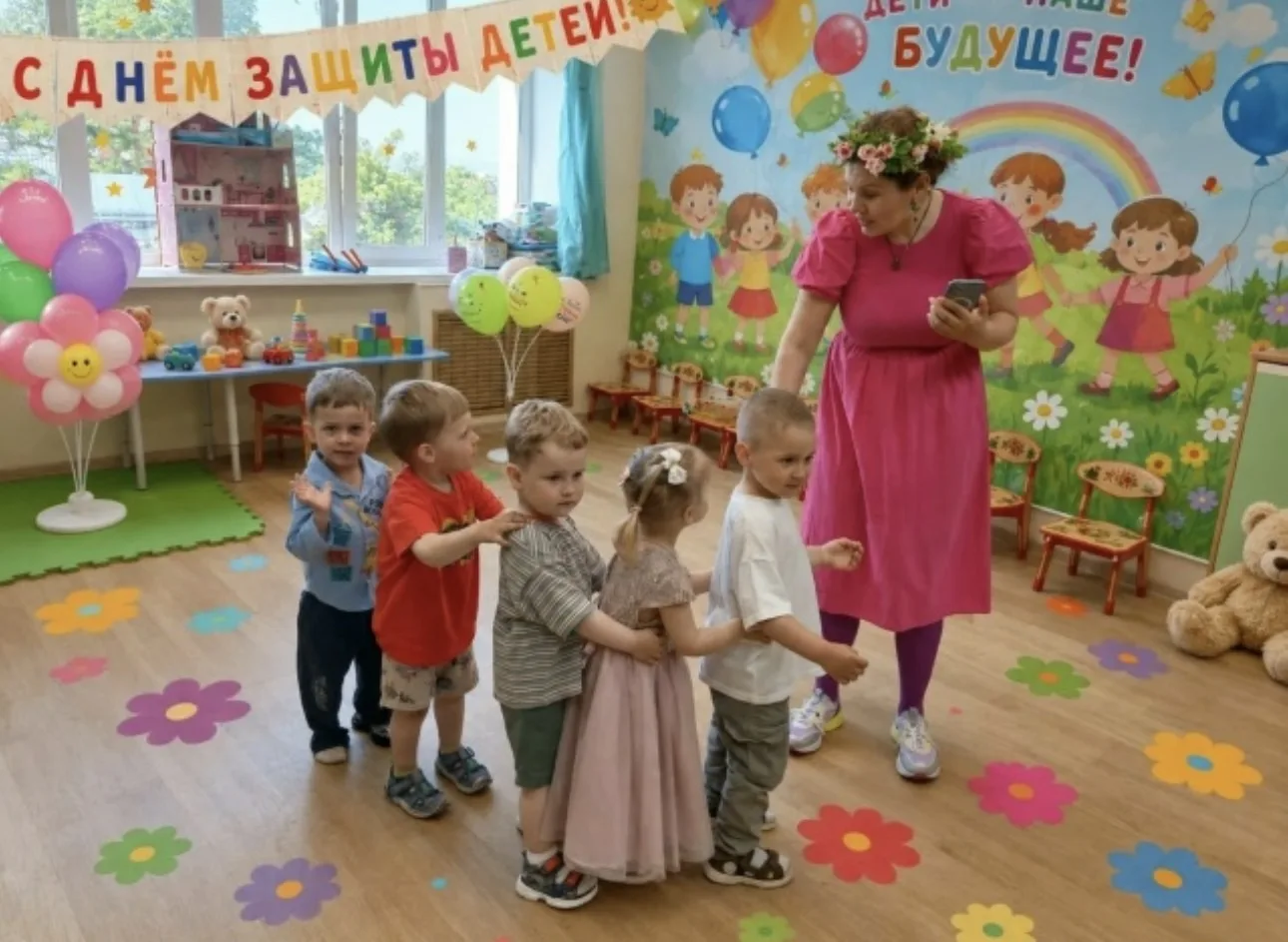 🌸 В нашем саду прошёл волшебный праздник в честь Дня защиты детей! 🥳