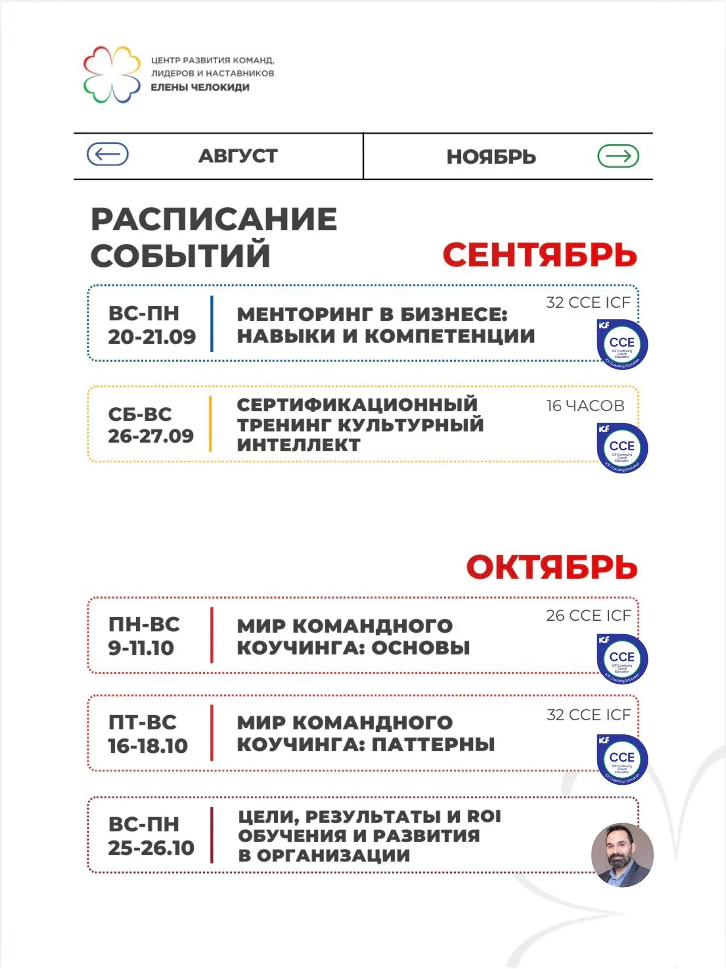 Продуктивная осень в Центре начинается!