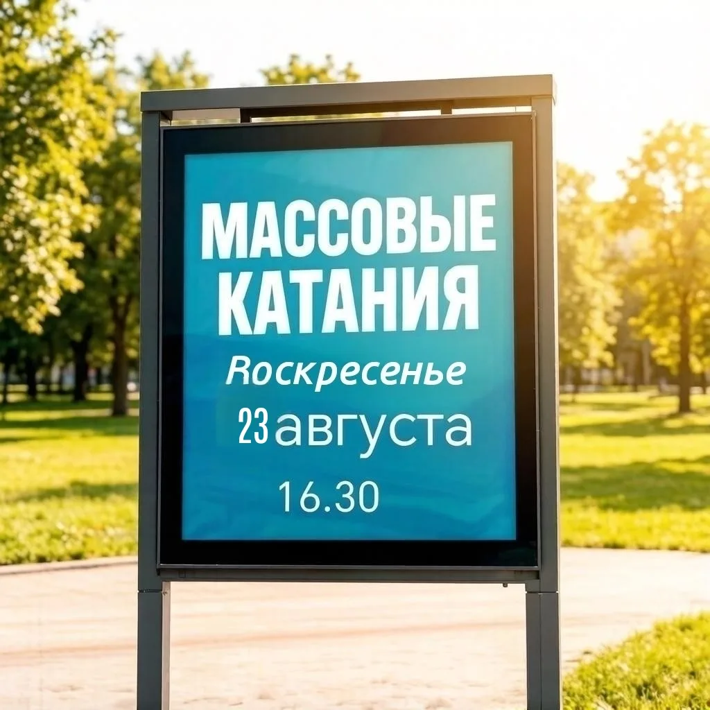 🚀 Приглашаем на массовые катания!