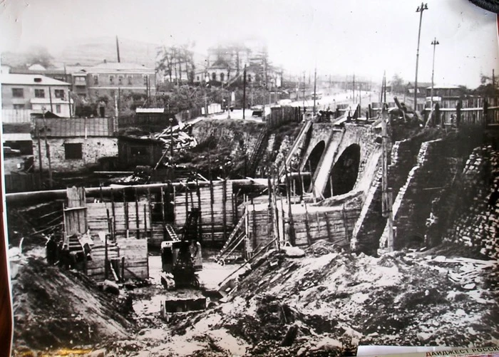 Реконструкция Химмашевской плотины в 1950-е годы