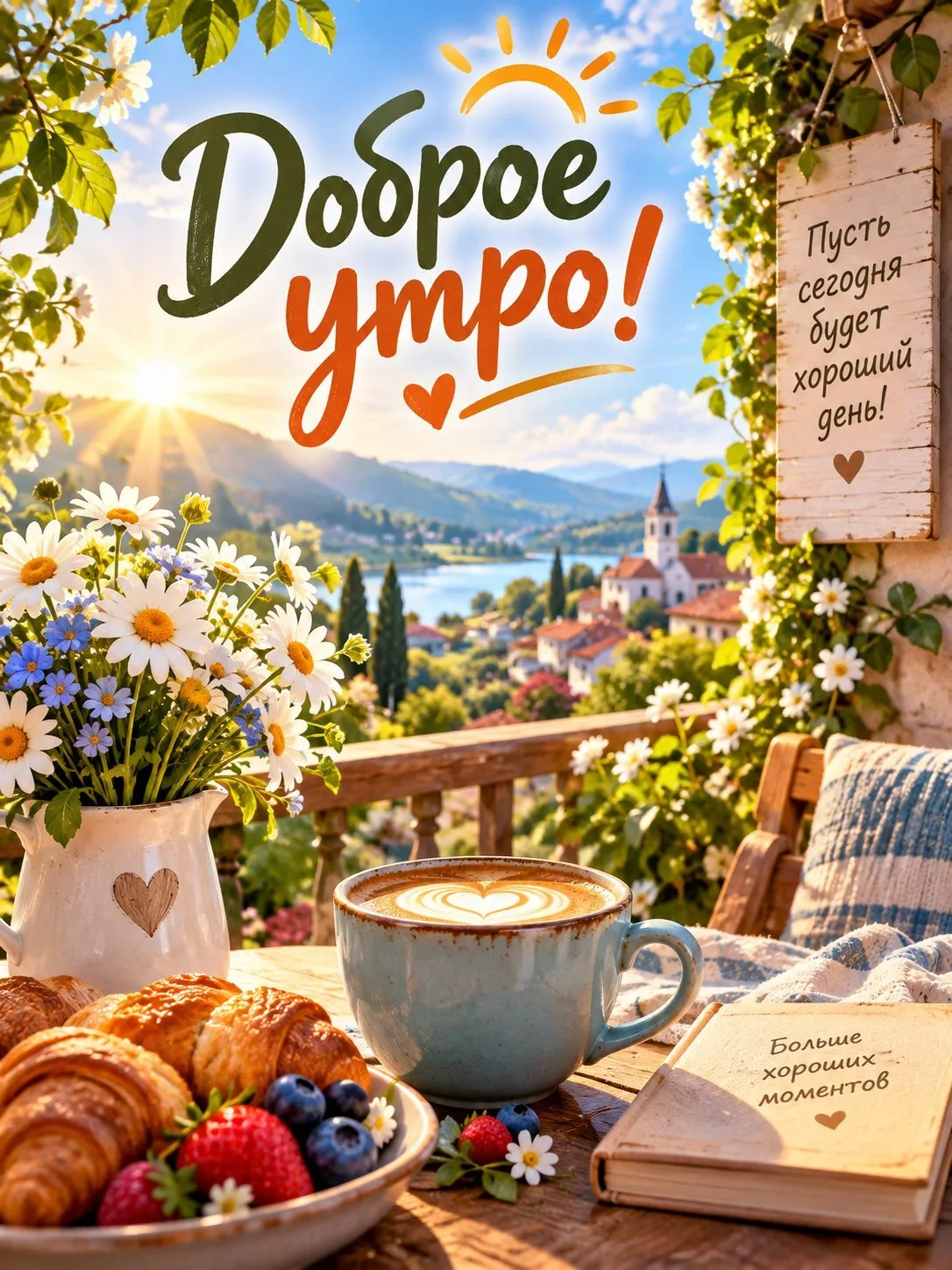 Начни утро с тёплого привета близким ☀️