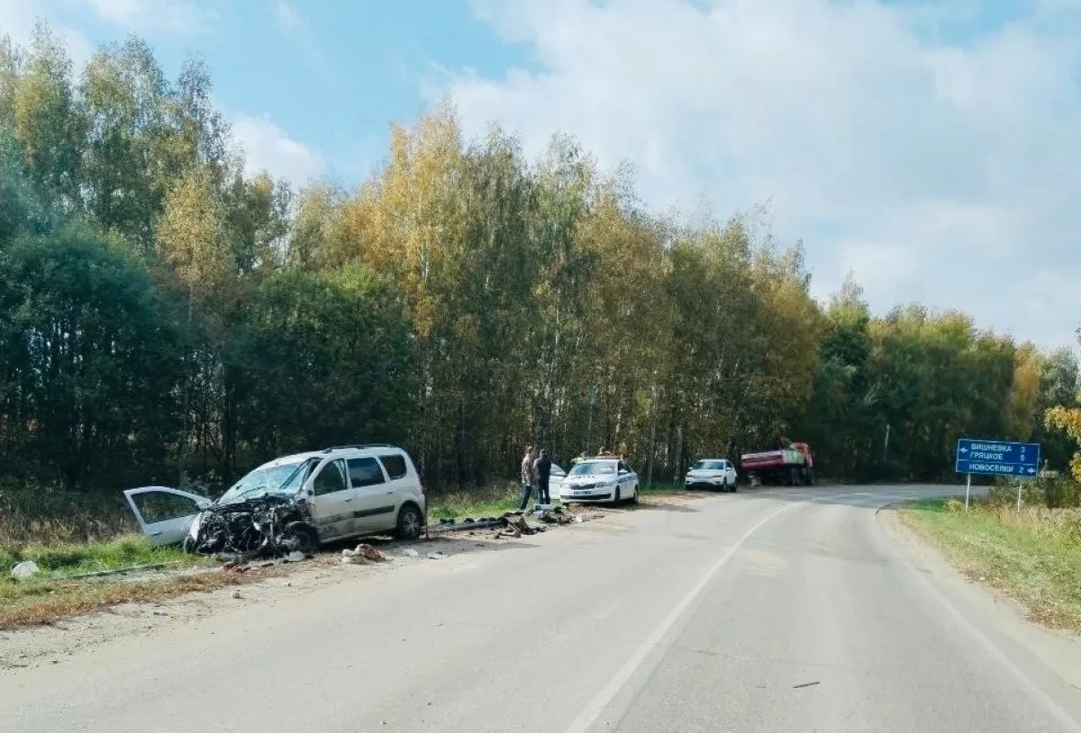 В Рязанском округе в ДТП с грузовиком пострадали два человека