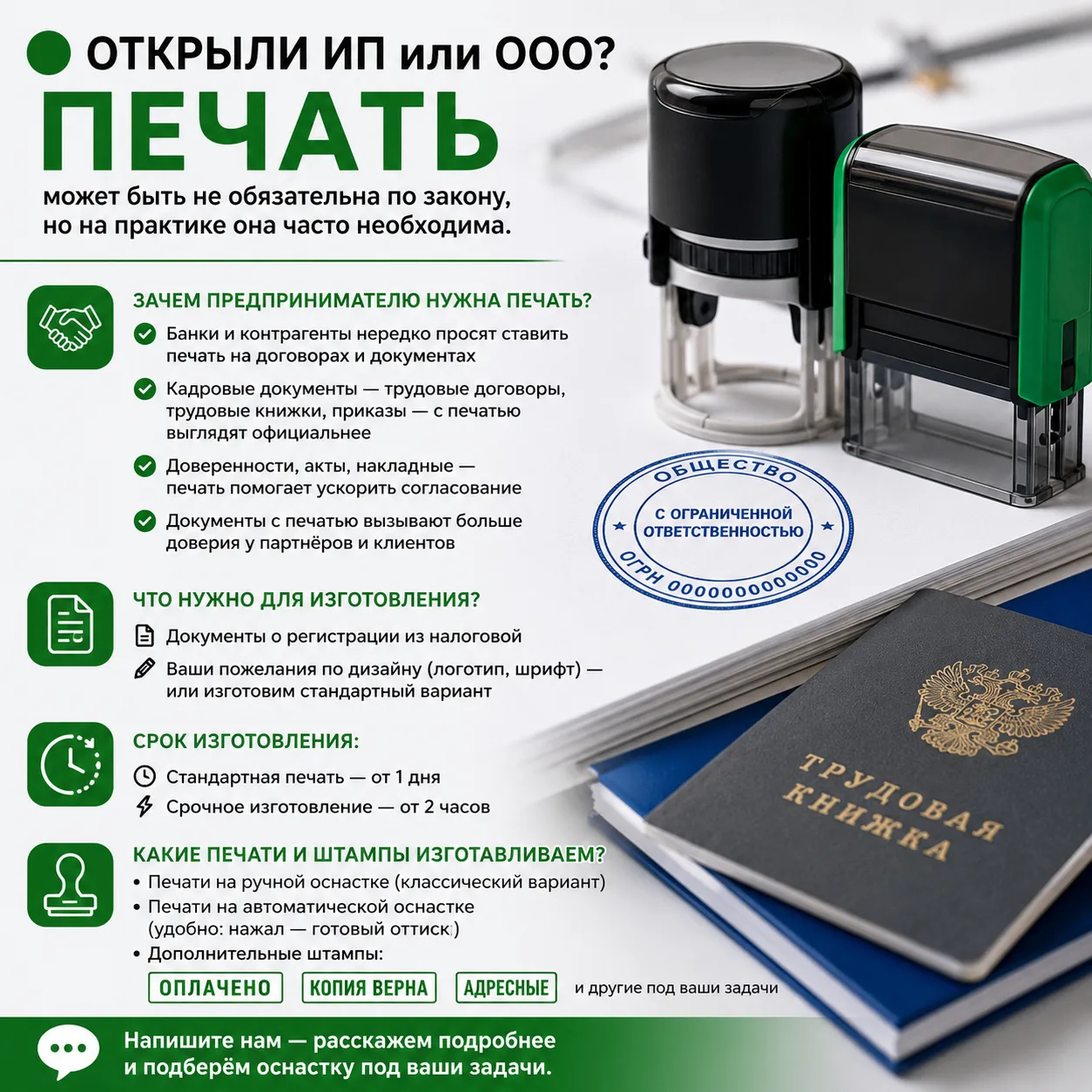 🟢 Открыли ИП или ООО?
