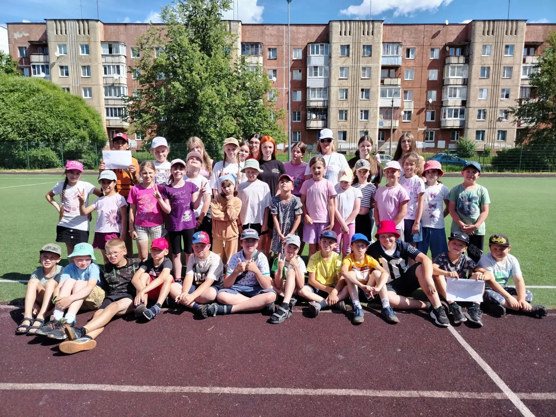 ⛹️ЛЕТНИЙ ФЕСТИВАЛЬ ГТО🤸‍♀️🏃‍♂️

Сегодня в лагере «Олимп» прошёл летний фестиваль ВФСК ГТО. 

Летни