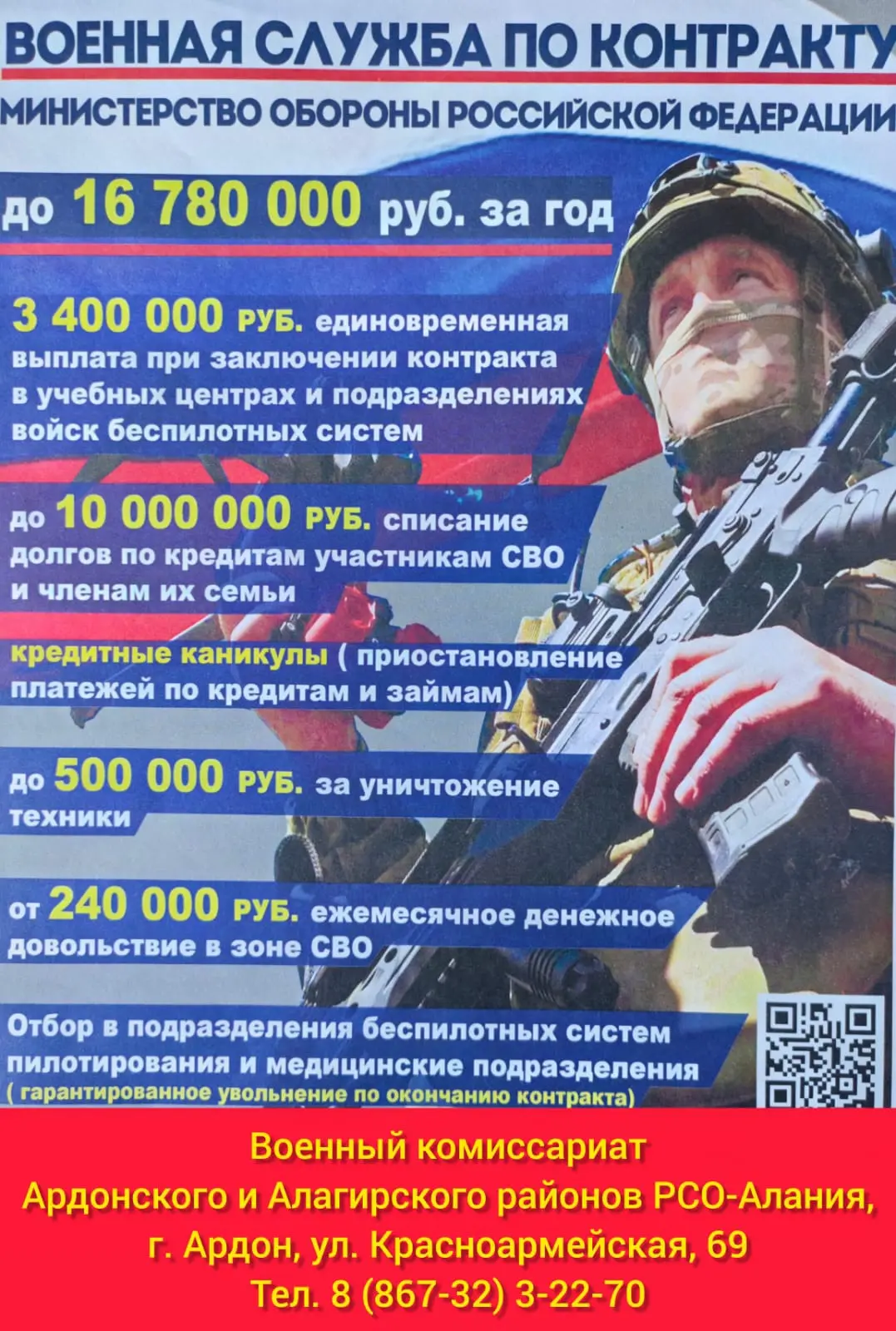 Актуальная информация об условиях заключения контракта с Министерством обороны Российск...