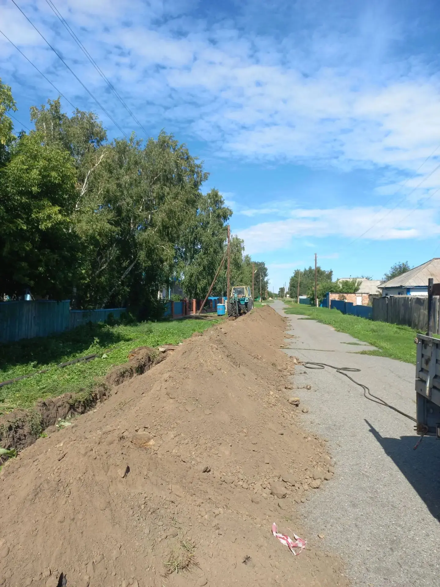 ⚠️Ремонтная бригада под руководством Сергея Шияна приступила к замене участка тепловой ...