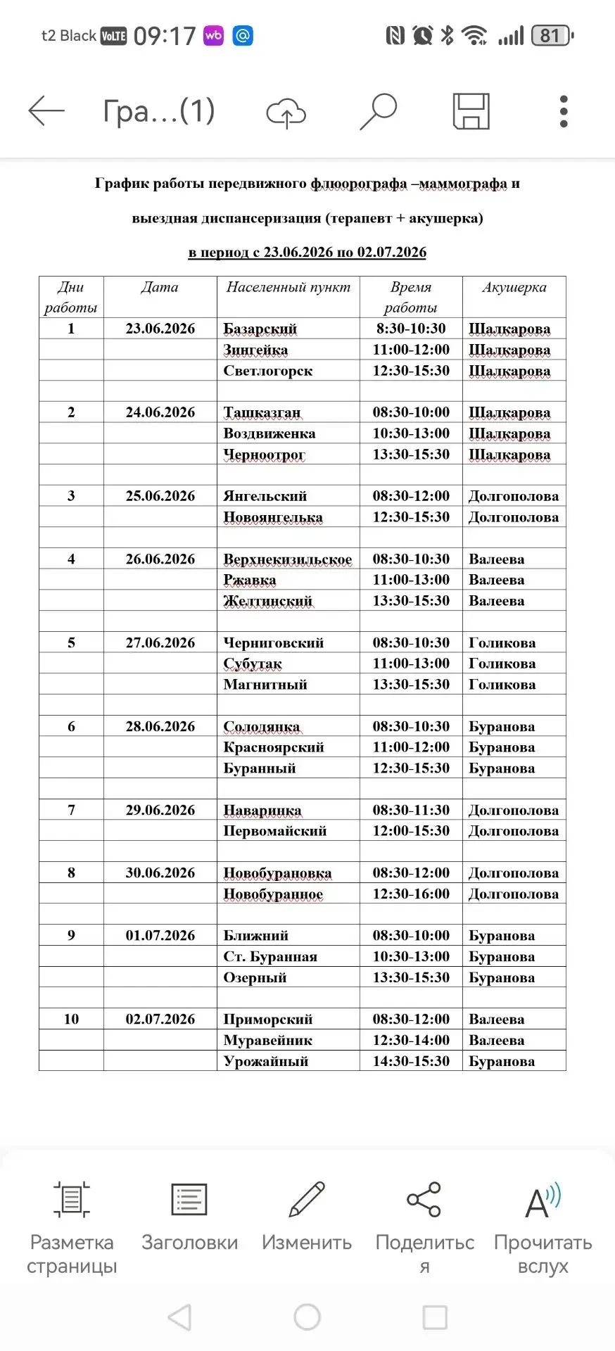 Уважаемые жители, будет выездная диспансеризация! Просьба,  кто не прошёл пройти!