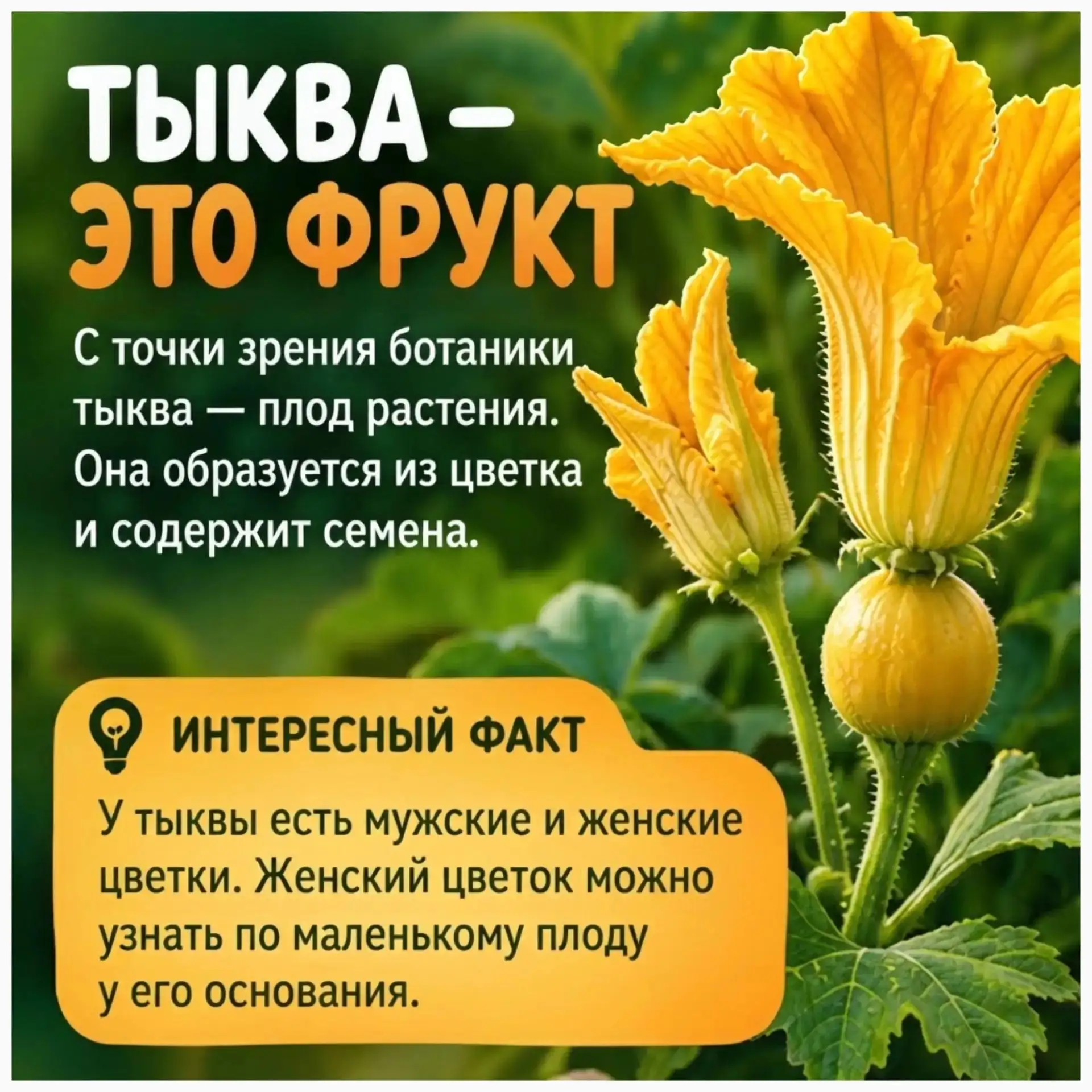 🎃 Сегодня — День тыквы!