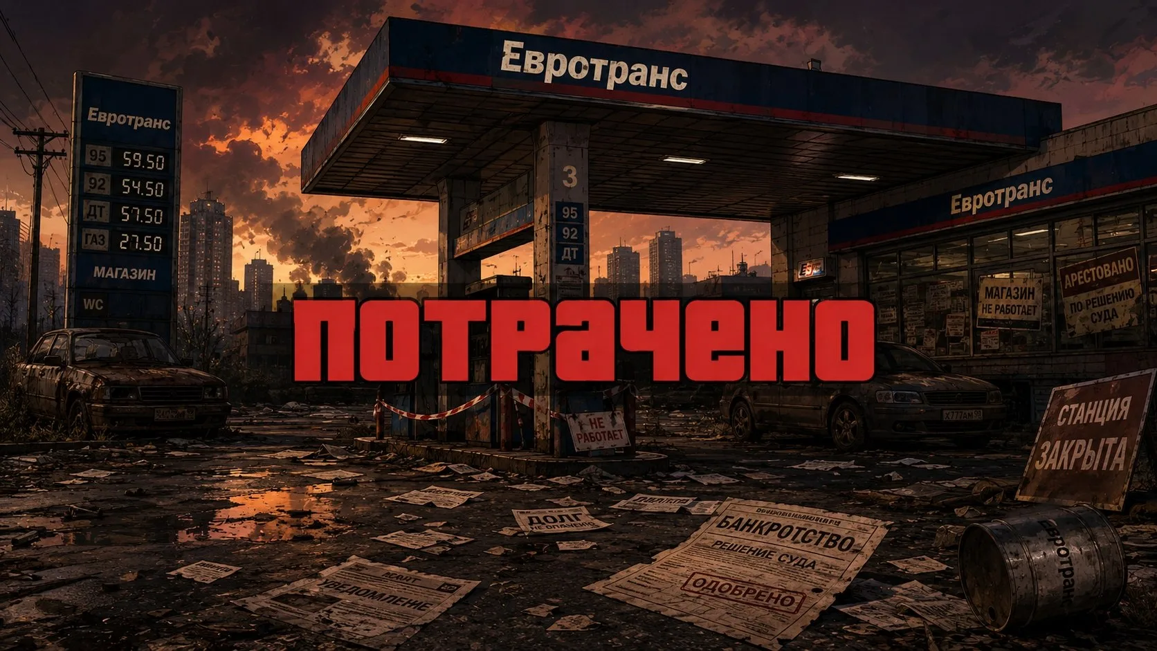 Евротранс перешел в полноценный дефолт. Времени выйти из позиций по хорошим ценам было ...