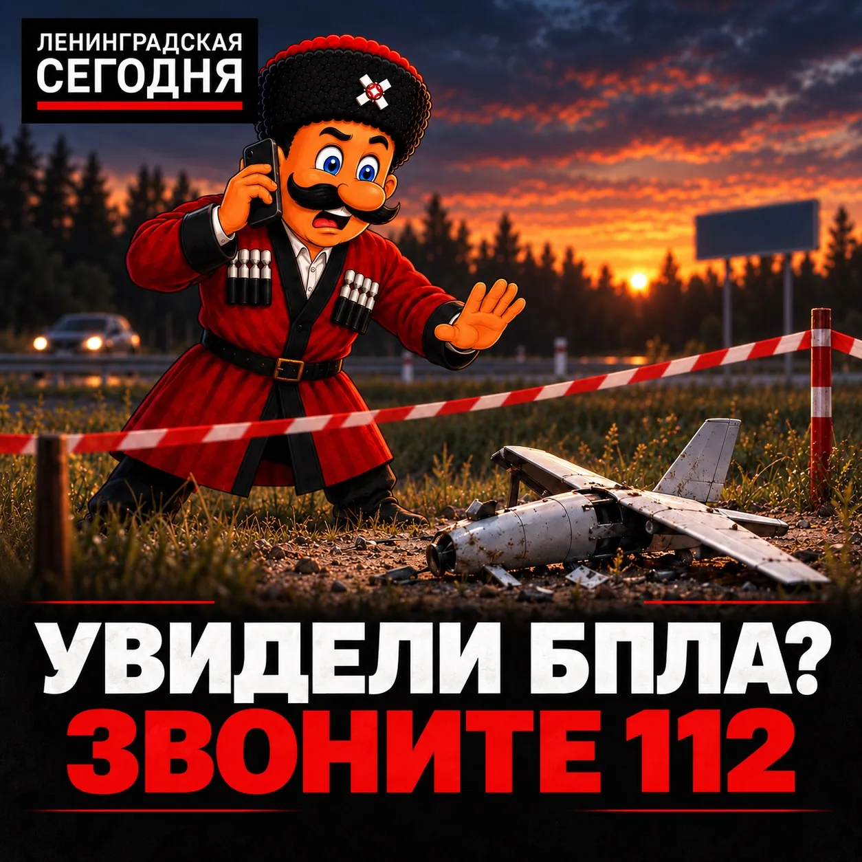 🛡️ Увидели БПЛА или его обломки — что делать?