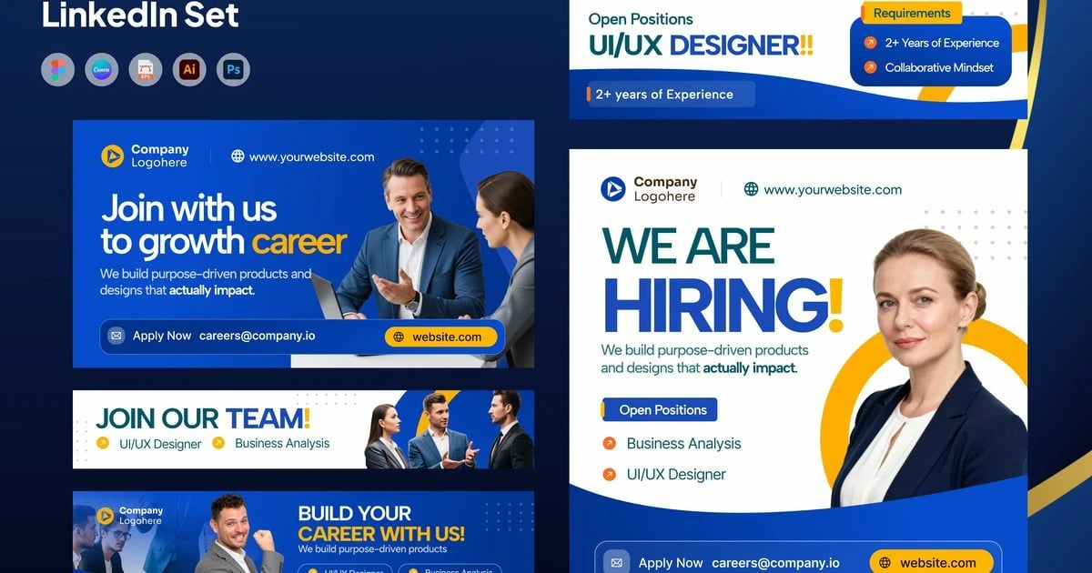 Hiring & Recruitment LinkedIn Set