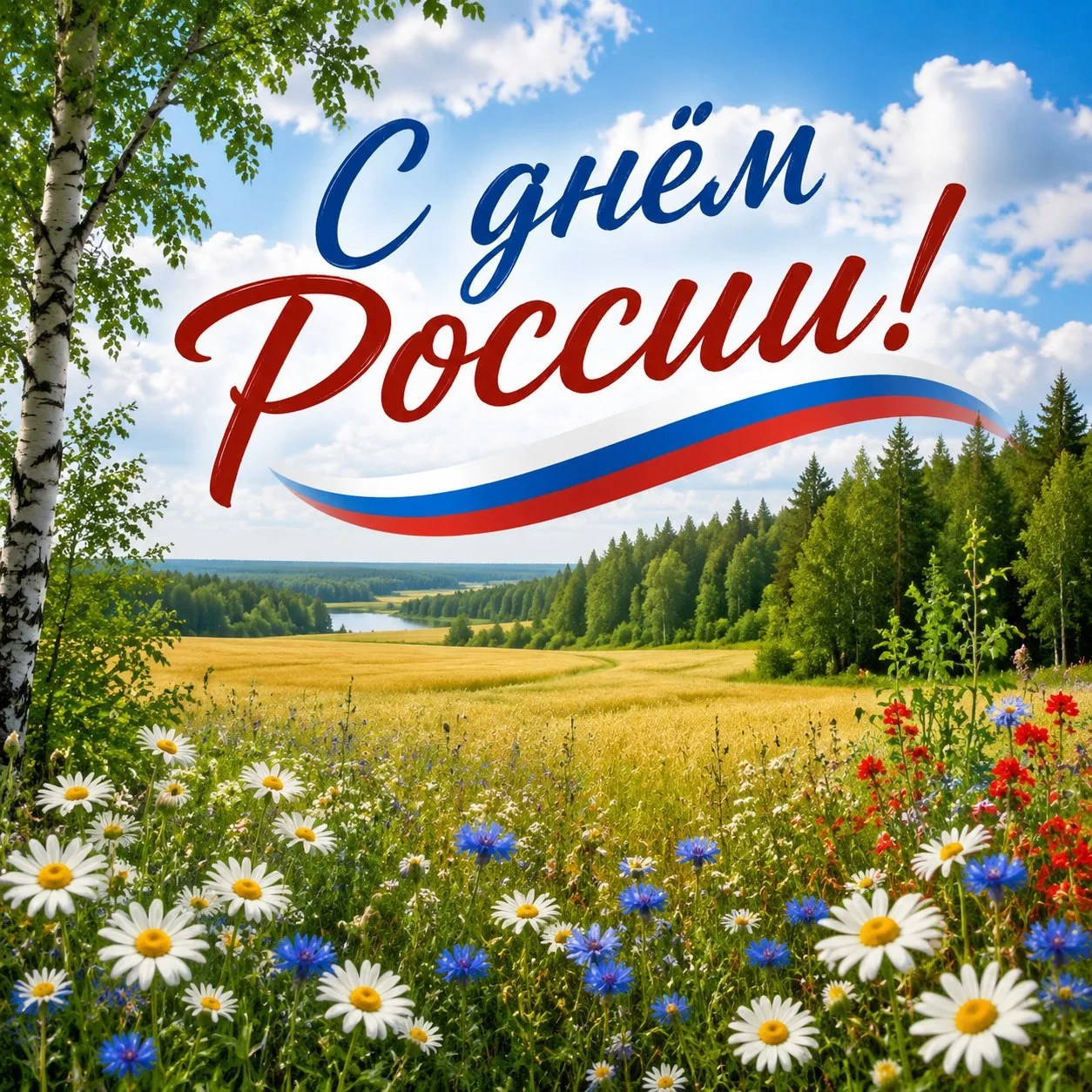 🇷🇺 С праздником! С Днём России! 🇷🇺

Сегодня великий праздник нашей огромной, сильной и удивитель