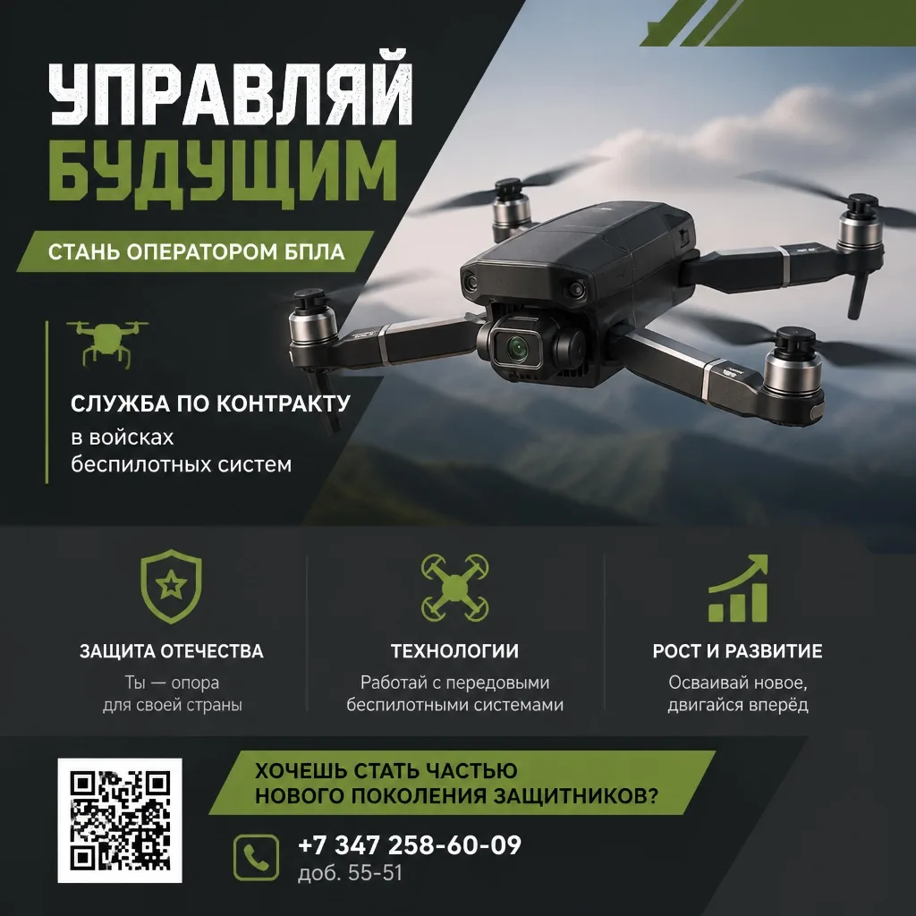 🇷🇺 ВОЕННАЯ СЛУЖБА ПО КОНТРАКТУ В ВОЙСКАХ БЕСПИЛОТНЫХ СИСТЕМ (БпЛА)