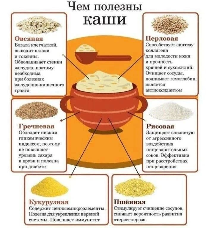 С детства нам говорили: «Ешь кашу — будешь здоровым!» И это не просто слова. Каши — это...